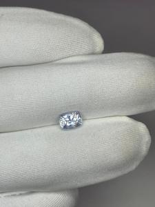 Zafiro blanco natural sin calor ni tratamiento, zafiro de las minas de Ceilán, corte cojín. - Product Image 3