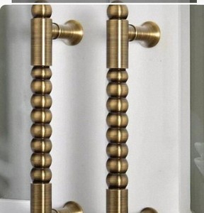Poignée en laiton Milan Curve Pull, poignée de porte Romalie, poignée Florence Grip, poignée en laiton style Vienne, poignée de porte Paris Curve - Product Image 1