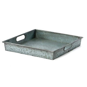 Platos y Bandejas de Servicio Galvanizados con Revestimiento Negro Mate de Lujo para Comidas Elegantes y Decoración de Mesas de Hoteles Cinco Estrellas - Product Image 3