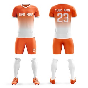Custom 100% <b>Polyester</b> Soccer Uniforms New Design Training Team Breathable And Quick Dry Wear Uniform - Product Image 1