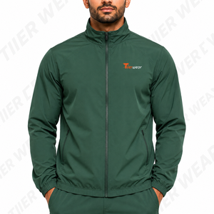 Mens Premium Winter Windproof Waterproof Breathable Tracksuit Warm Wind Resistant Fabric Full Zip Jacket Tapered <b>Track</b> <b>Pants</b> Two - Product Image 5