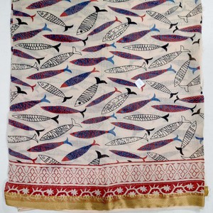 Eco Friendly Cotton Block Printed Sarong <b>Beach</b> Cover Handmade Indian Floral Pareo Lightweight Summer Resort Wear <b>Wrap</b> Women's - Product Image 4