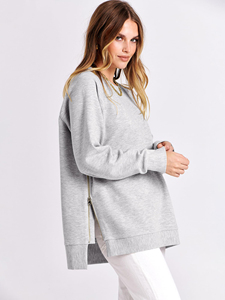 Sudaderas para Mujer al por Mayor, del Mejor Proveedor, Transpirables, Hechas a Medida, 100% Algodón, Corte Regular, Estilo Casual - Product Image 2