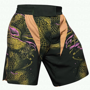 Pantalones Cortos Profesionales de MMA, Diseño Personalizado, Tela Resistente al Desgarro, Ajuste Elástico, Equipo de Entrenamiento de Combate, Fabricación al por Mayor, OEM, ODM - Product Image 5