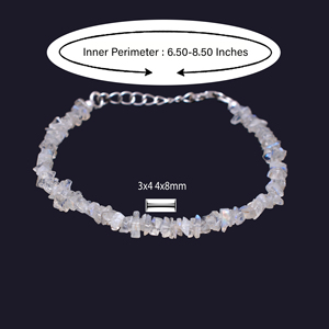 Natural Rainbow Moonstone Classic Strand <b>Bracelet</b> 925 Sterling Silver Smooth <b>Gemstone</b> Handmade Unique Design For Women Jewelry - Product Image 3