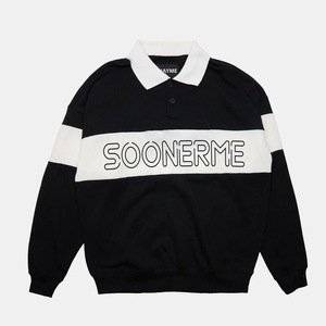 Camiseta personalizada de talla grande para hombre, ropa de calle, camiseta de manga larga de gran tamaño con estampado de sol informal de punto - Product Image 3