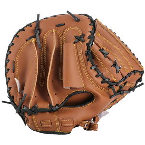 Guante de béisbol de cuero de alta calidad con agarre reforzado en la palma, ideal para jugar en el campo exterior y el interior, diseñado para brindar comodidad y rendimiento. - Product Image 2