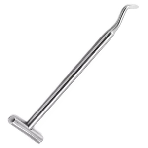 Professional Dental Potts Root Elevator Right Curved Crossbar Handle Stainless Steel CE Certified <b>Teeth</b> <b>Cleaning</b> Surgical <b>tool</b> - Product Image 5