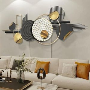 Nouvelle décoration murale en métal pour le salon, symbolisant la croissance, l'harmonie et la beauté artistique naturelle - Product Image 4