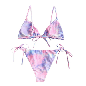 Best Quality OEM Service Custom Made Women Bikini Set <b>Light</b> Weight Adults Size Solid Color Front Logo Eco-Friendly in Stock - Product Image 4