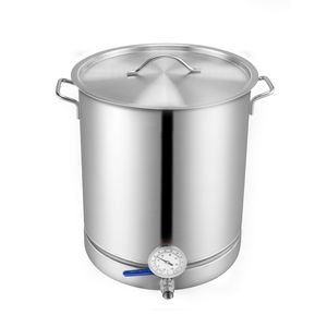Bollitore in Acciaio Inox a Triplo Fondo da 16 Galloni con Coperchio per Produzione Casalinga di Birra e Vino, Include Accessori - Product Image 2