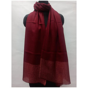 Presenting New Exclusive Collection of Premium Fine <b>Wool</b> Zari Pallah Stoles 70x200 CMS Elegant Soft Warm Stylish Winter Wear - Product Image 6