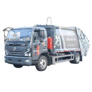 China mini 5cbm 6cbm camión de basura 3 toneladas compactador vehículos de desecho contenedor rubbis camión cuerpo personalizar - Product Image 1