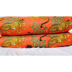 Tela Ligera 100% Algodón con Estampado Artesanal de Tigre Indio y Selva para Ropa de Niños, Fundas y Uso al por Mayor - Secado Rápido - Product Image 6