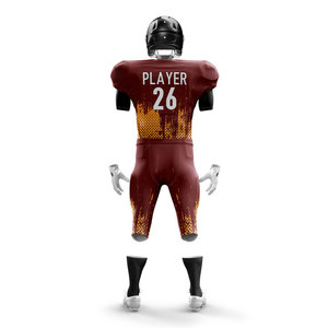 Uniforme de Fútbol Americano Personalizado al por Mayor para Hombre, Jersey y Pantalones Sublimados, Elásticos en 4 Direcciones, Transpirables, de Secado Rápido, Ropa Deportiva para Equipos - Product Image 2