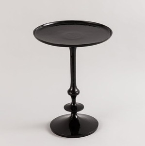Modern Wood Nesting <b>Coffee</b> <b>Tables</b> With Black Iron <b>Legs</b> Minimalist Living Room Furniture - Product Image 4
