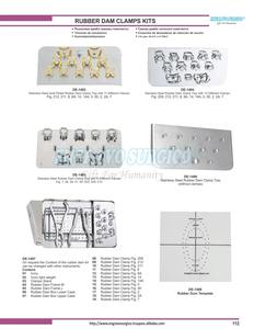 ชุดคีมหนีบยางดามสำหรับงานทันตกรรม เครื่องมือขายดี ชุดอุปกรณ์ยางดามทันตกรรมสแตนเลส - Product Image 3