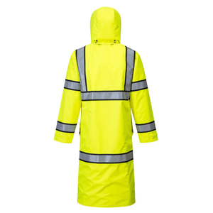 High Visibility Reflective Rainwear Safety Rain Suit Waterproof Hi Vis Rain <b>Jacket</b> And Pants For Construction Road <b>Worker</b> - Product Image 4