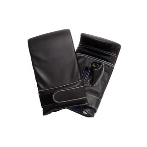 Gants de boxe lestés en cuir pour MMA, grappling, entraînement au sac de frappe, sparring, arts martiaux, anti-humidité, ajustables - Product Image 4