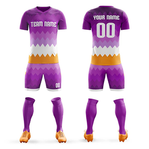 Ensemble de maillots de football personnalisés au style unique pour hommes, 100% polyester respirant, uniforme de football - Product Image 5