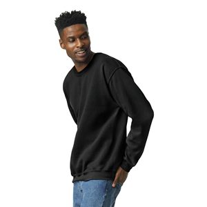 <b>Men</b> Crew Neck Fleece Sweatshirt Soft Cotton Blend <b>Pullover</b> Top Bulk Supplier - Product Image 2