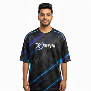 เสื้อยืดโอเวอร์ไซส์ผู้ชายสุดเทรนดี้ พิมพ์ลายแบบซับลิเมชั่น สไตล์สตรีทแวร์ลำลอง ใส่สบายทุกวัน - Product Image 1