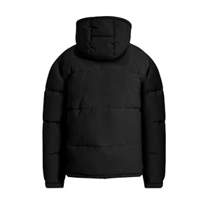 Vente en gros Doudoune en toile grande taille personnalisable pour hommes pour l'hiver Manteau à bulles de qualité Conception unique de blocs de couleurs Col à capuche - Product Image 2