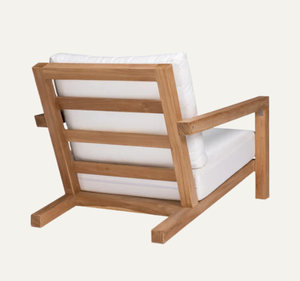 Conjunto de Sofás de Teca para Exteriores con Cojines Impermeables, Ecológicos y Duraderos para Uso en Villas y Exteriores - Product Image 6