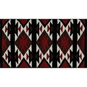 Couverture de selle western en gros, tapis de selle tissé pour chevaux, couverture d'équitation, fabricant et fournisseur d'équipement équestre pour commandes en gros - Product Image 1