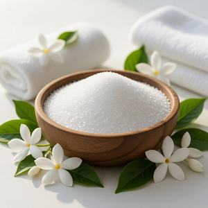 Sal de Baño Natural Ecológica del Himalaya con Aceite Aromático de Té Verde, para Spa, Jardín, Relajación, Terapia, Cuidado de la Piel, Mezcla de Cristales Aromáticos Puros - Product Image 5