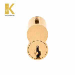 Cilindro de Puerta con Múltiples Opciones de Ranura para Llave, Latón Satinado, Ranura de 7 Pines Tipo F SFIC para Seguridad en Edificios Comerciales - Product Image 4