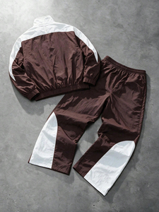 Conjunto Deportivo Cortavientos Ligero de Verano para Hombre, con Logotipo Personalizado, Ropa Deportiva de Nylon - Product Image 2