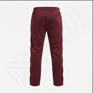 Pantalones de chándal de entrenamiento de pierna recta de nailon con botón a presión dividido de alta calidad personalizados, pantalones de chándal holgados, pantalones de trabajo para hombres, Invierno - Product Image 3
