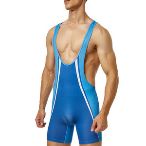 Comfortable Fit Wrestling <b>Singlets</b> <b>For</b> <b>Men</b> Training Practice Gym Workout And Professional Competition Matches - Product Image 4
