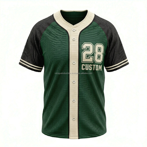 Custom High Quality OEM Blank Baseball Uniforms Plus Size Breathable Sportswear for Men Baseball Sublimation Jerseys - Product Image 3