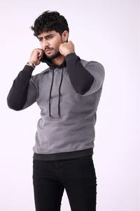 <b>Mens</b> Fitness Custom Design Your Own Unisex Hoodie Wholesale Sublimation Blank Polyester Cotton Blend 360g Anti-Pilling <b>Hoodies</b> - Product Image 3