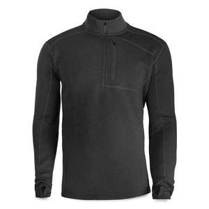 Men's Performance Camouflage Hunting Base Layer <b>Thermal</b> 1/4 Zip Breathable Camo Outdoor Fleece Underwear Long Sleeve Shirt <b>Top</b> - Product Image 2