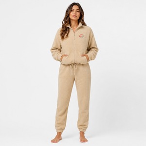 Ensemble de survêtement en polaire pour femme de qualité supérieure, sweat à capuche et pantalon de survêtement chauds avec finition soignée, vêtements de mode pour femme, survêtement en polaire - Product Image 1