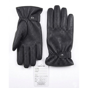 Gants de cyclisme et de conduite unisexes noirs en similicuir OEM, gants de course confortables, compatibles écran tactile, antidérapants, pour l'extérieur, été, personnalisables - Product Image 5