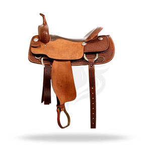 Ranch Western Saddle Horse Riding Saddle Equestrian <b>Equipment</b> - Product Image 1