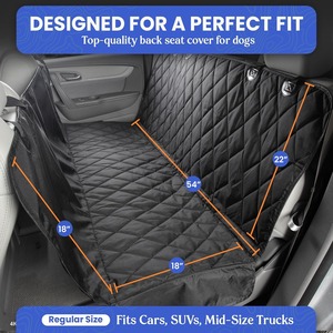 Backseat Cover with Hammock for Cars, SUVs, and Trucks – Waterproof Layers, Nonslip Seat Protector, Durable Nylon Clips - Product Image 5