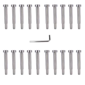 T316 20-Piece Stainless Steel Screw <b>Fastener</b> Kit with Wrench for 3/16\" Wire Rope Cables - Product Image 3