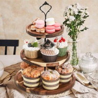 Support à desserts de luxe, présentoir élégant au design stylé, construction durable et robuste, idéal pour gâteaux et cupcakes