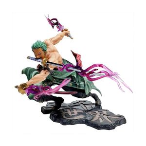 Figura de Acción de Zoro, Anime, 7 Pulgadas, PVC, Modelo Coleccionable, Juguete para Niños (Negro) - Product Image 3