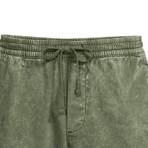 Pantalones Cortos Deportivos de Alta Calidad para Hombre con Logotipo Personalizado, Pantalones Cortos Casuales de Algodón Suave con Cordón y Bolsillos, Verano 275gsm - Product Image 5