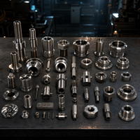 Pièces usinées CNC en acier inoxydable et alliage d'aluminium de haute précision, finition anodisée, fabrication OEM/ODM