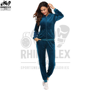 Ensemble de survêtement unisexe en coton avec logo personnalisé, ensemble de jogging 2 pièces, ensemble de survêtement court en velours, survêtement en velours pour femme - Product Image 5