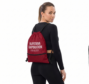 Regal Three LLC Unisex <b>Drawstring</b> <b>Backpack</b> Gym Bag with Non-Woven Fabric and Water Resistant Feature for Fitness Outdoor Sports - Product Image 6