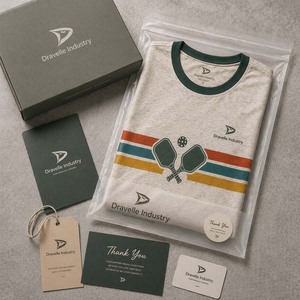 เสื้อยืดพิมพ์ลายวินเทจสำหรับเล่นพิคเคิลบอล สีโอ๊ตมีล ผ้าผสมสามชนิด ลายทางเรโทร คุณภาพสูง - Product Image 6