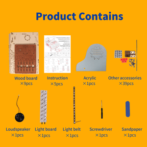 Puzzle 3D in Legno MUSIC PARK, Kit di Montaggio Fai-da-Te, Carillon a Forma di Pianoforte per Regali di Compleanno, Natale e Festività - Product Image 2